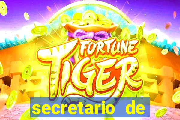 secretario de esporte salario